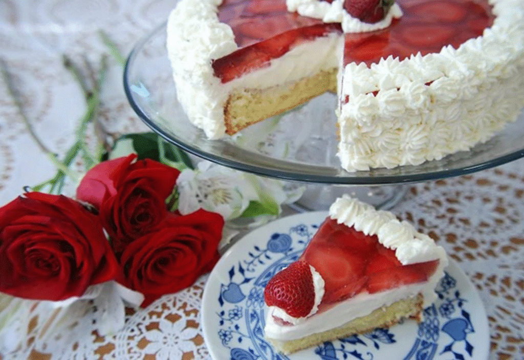 Strawberry Cake – Jahodový dort