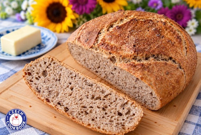 Simplified Wheat Rye Bread – Zjednodušený pšenično-žitný chléb