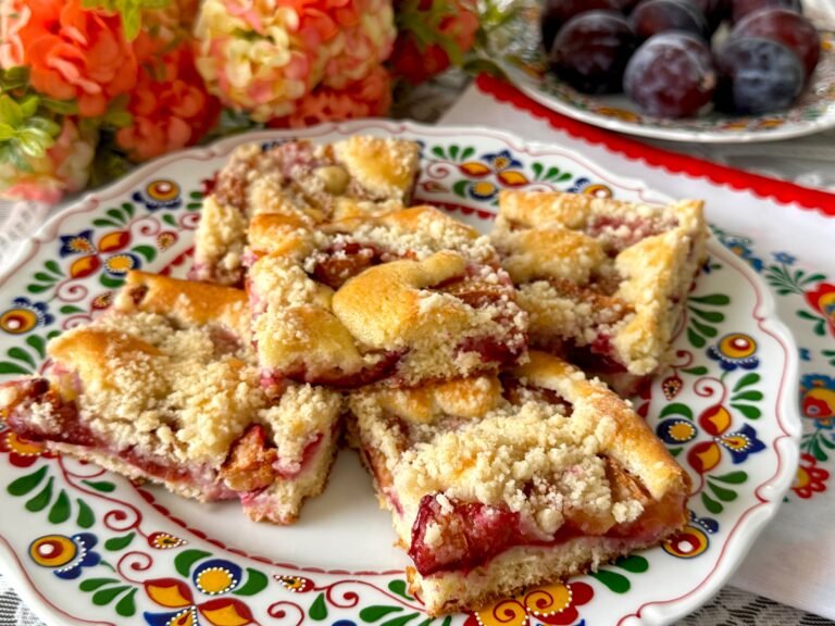 Plum Sheet Cake – Švestkový táč