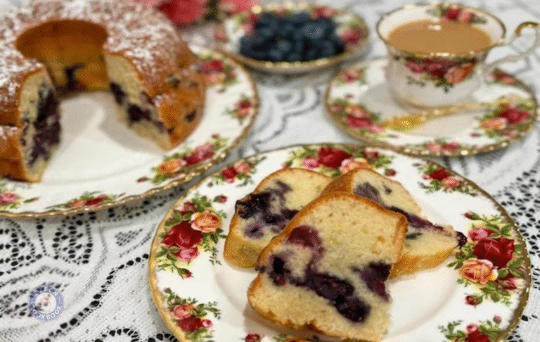 Blueberry Bundt Cake – Borůvková bábovka